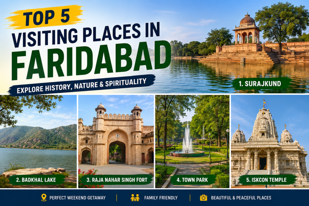 best visiting place in faridabad